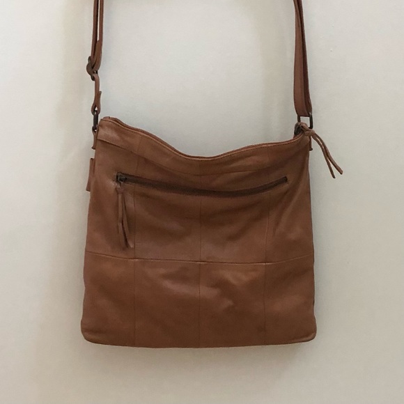 Day and Mood Hobo Saddle Bag Tan/Brown - Picture 7 of 9